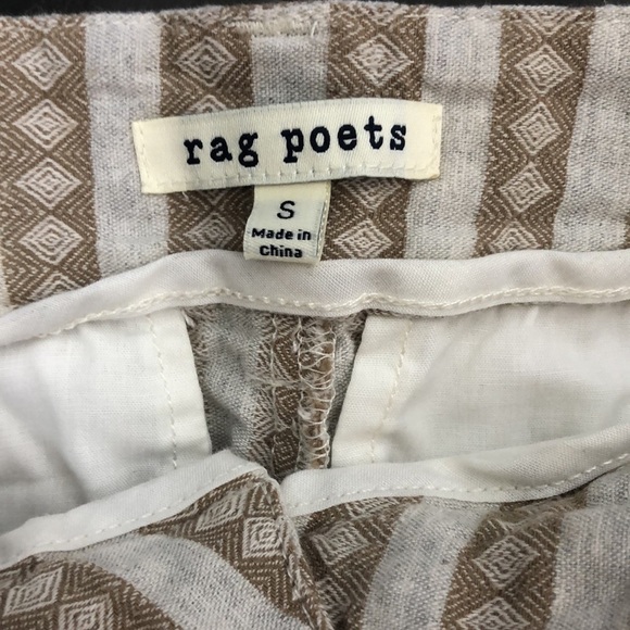 RAG POETS SHORTS SIZE SMALL - Picture 2 of 5